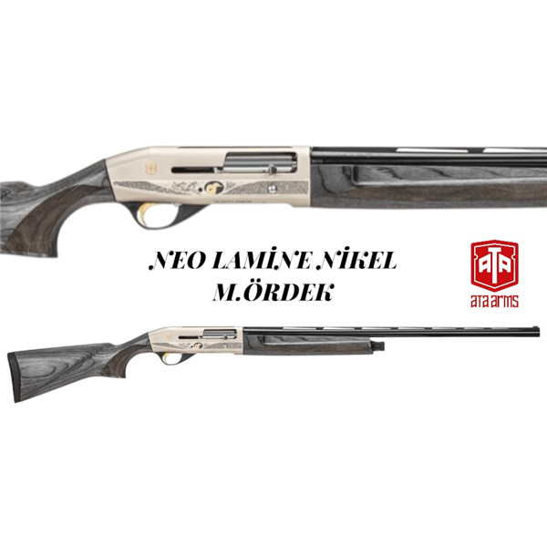 Ata Arms Neo Lamine Nikel M.Ördek Gravürlü Yarı Otomatik Av Tüfeği